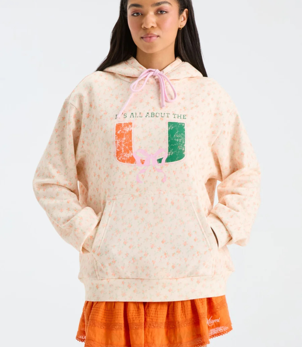 Fanatics x LoveShackFancy Miami Nacova Hoodie 1 Fanatics x LoveShackFancy Miami Nacova Hoodie 1