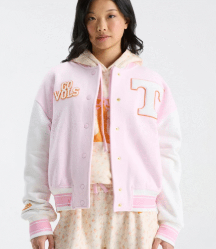 Fanatics x LoveShackFancy Tennessee Volunteers Varsity Jacket 1