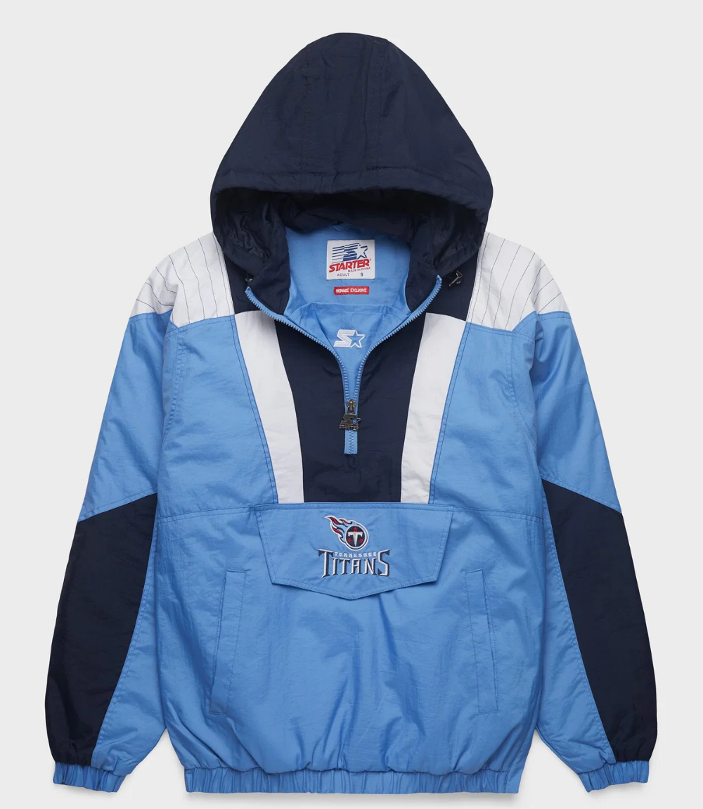 HOMAGE X Starter Titans Pullover Jacket 1 HOMAGE X Starter Titans Pullover Jacket 1