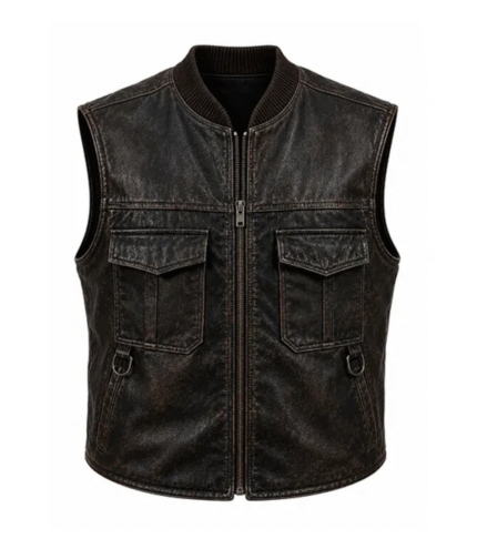 Heart of the Beast Brad Pitt Leather Vest 2