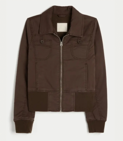 Hollister Twill Zip Up Cotton Jacket 1