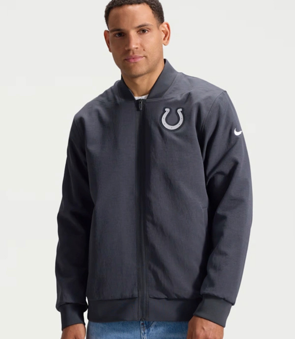 Indianapolis Colts 2026 Nike Rivalries Sideline Jacket 1 Indianapolis Colts 2026 Nike Rivalries Sideline Jacket 1