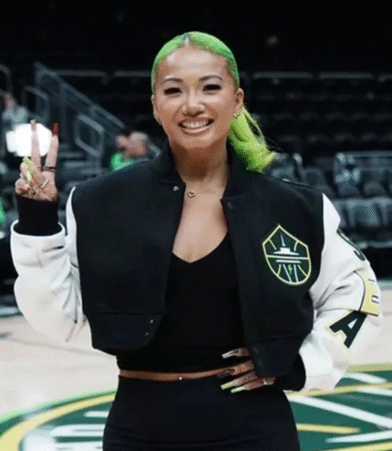 Kayce Kirihara WNBA Seattle Storm Team Cropped Jacket 1