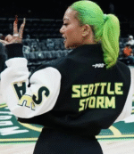 Kayce Kirihara WNBA Seattle Storm Team Cropped Jacket 2