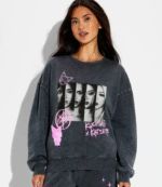 Kuromi x Katseye Black Sweatshirt 1