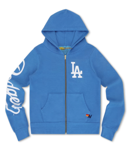 Los Angeles Dodgers Aviator Nation x MLB Full-Zip Hoodie 1