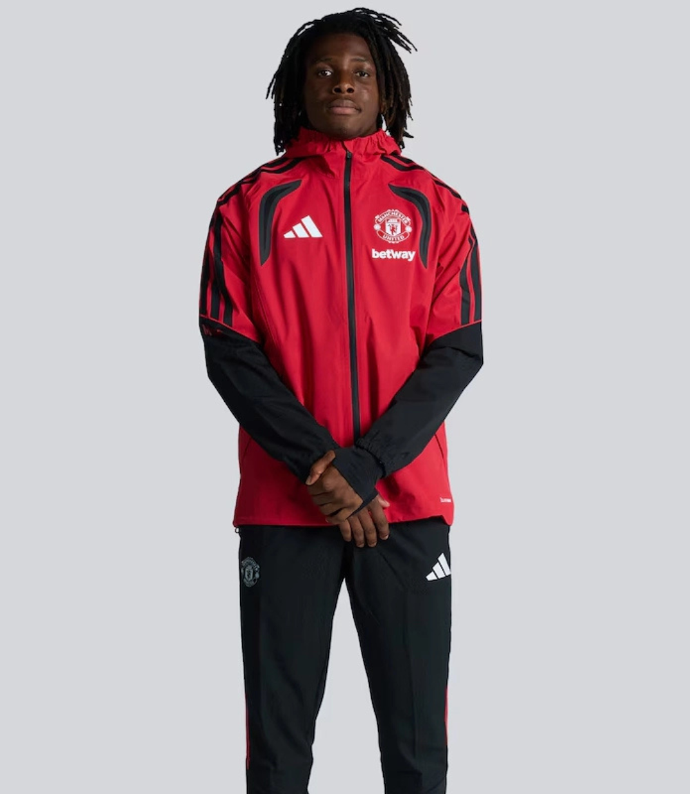 Manchester United 2627 Training Tiro Rain Jacket 1 Manchester United 2627 Training Tiro Rain Jacket 1