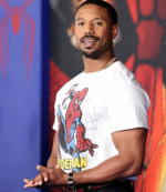 Michael B Jordan Spider-Man Premiere T-Shirt 3