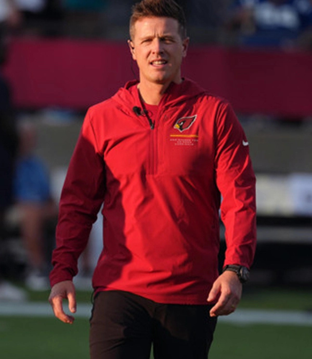 Mike LaFleur Cardinals Preseason 2026 Anorak Jacket 2 Mike LaFleur Cardinals Preseason 2026 Anorak Jacket 2