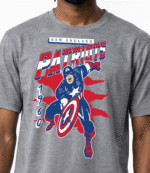 New England Patriots Disney x Champion Captain America All-Star T-Shirt 2