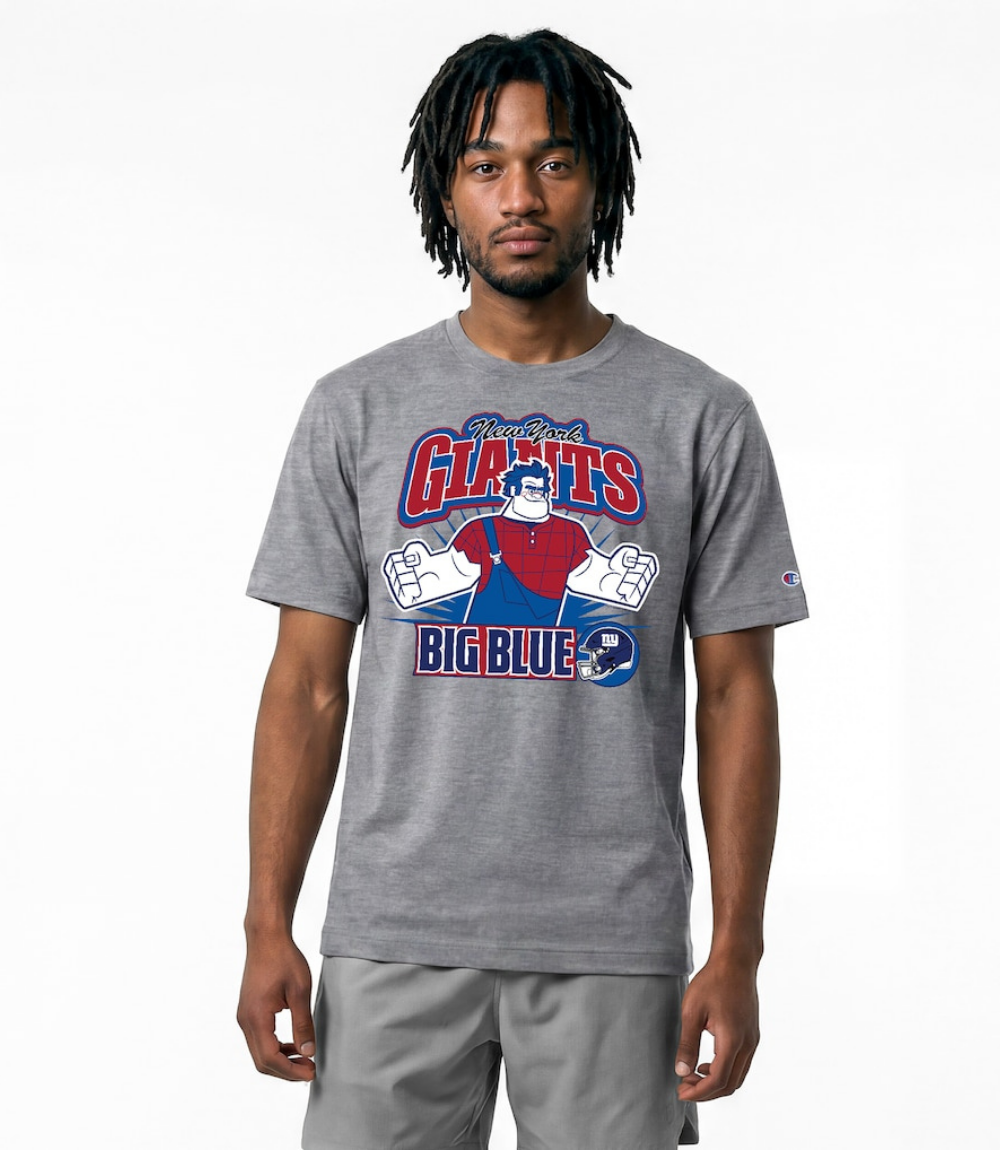 New York Giants Disney x Champion Wreck-It Ralph All-Star T-Shirt 1 New York Giants Disney x Champion Wreck-It Ralph All-Star T-Shirt 1