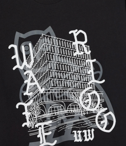OVO University of Waterloo Black T-Shirt 3