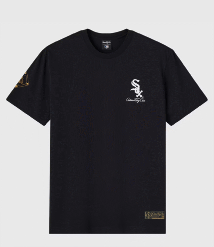 OVO x MLB Chicago White Sox Black T-Shirt 1