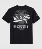OVO x MLB Chicago White Sox Black T-Shirt 2
