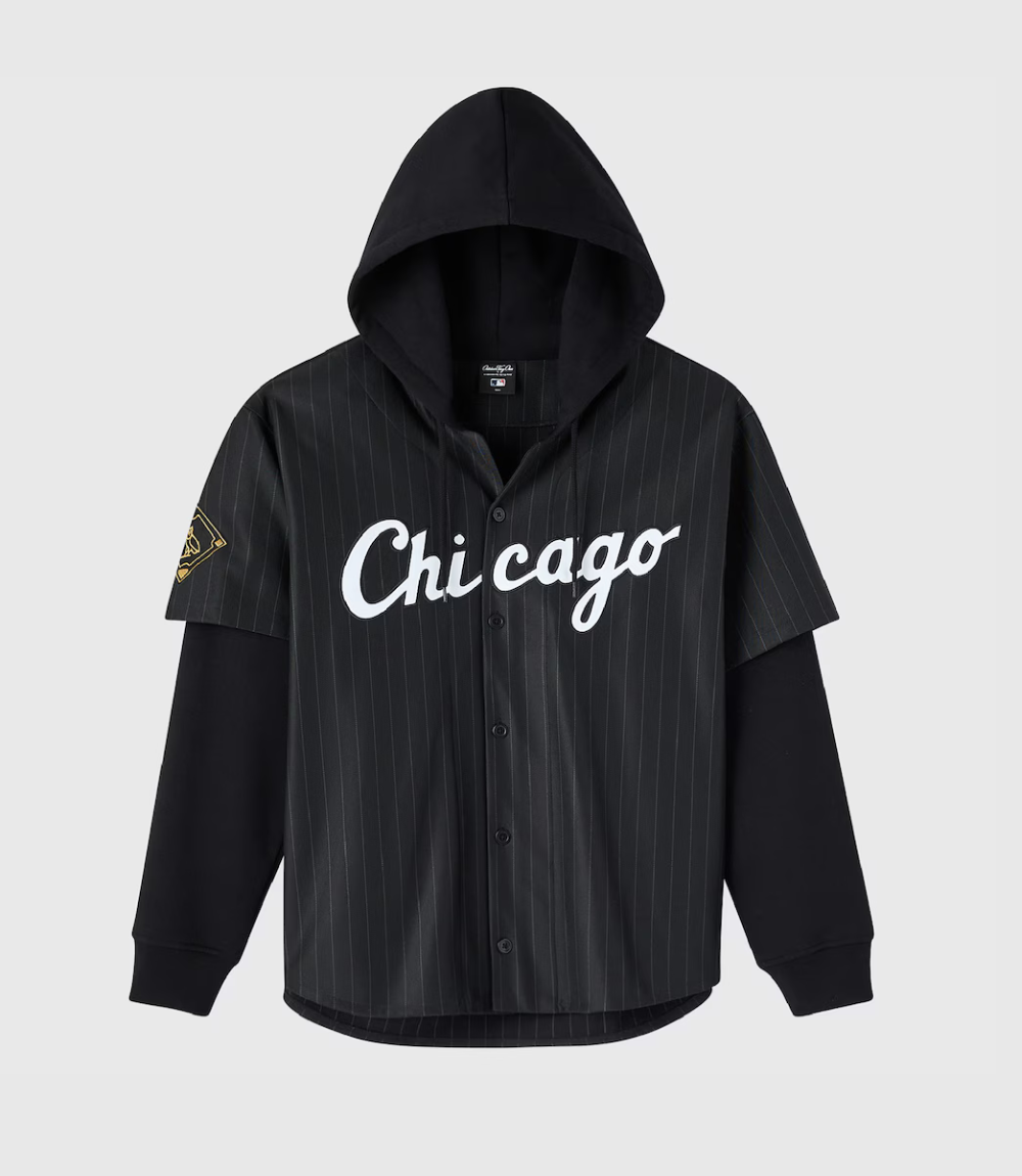 OVO x MLB Chicago White Sox Jersey Hoodie 1 OVO x MLB Chicago White Sox Jersey Hoodie 1