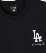 OVO x MLB Los Angeles Dodgers Black T-Shirt 3