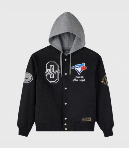 _ OVO x MLB Toronto Blue Jays Bomber Jacket 1