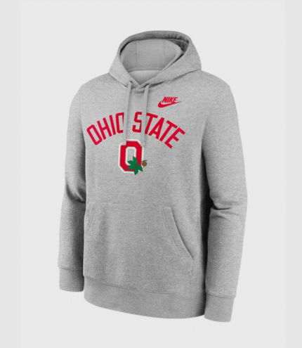 Ohio State Nike Legacy Arch Club Gray Hoodie 2