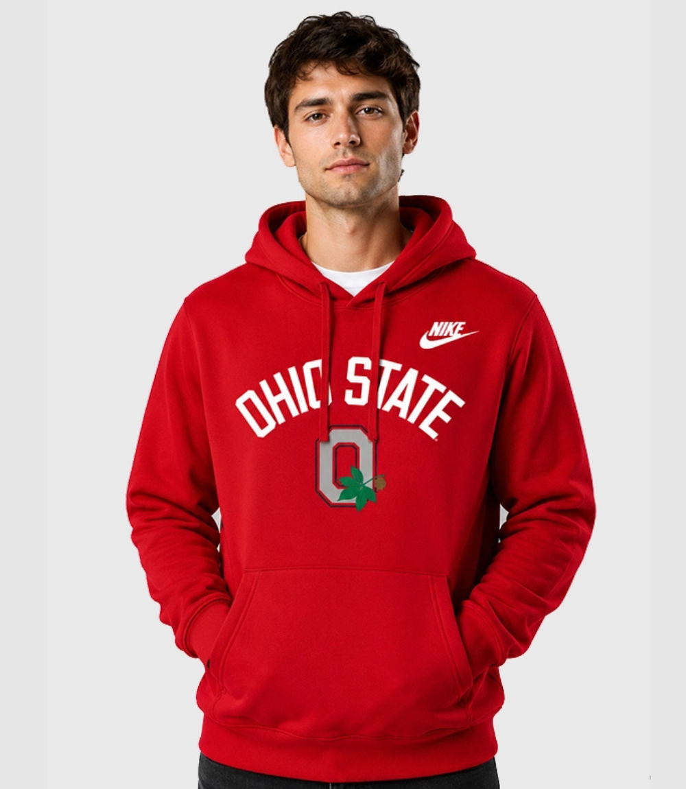 Ohio State Nike Legacy Arch Club Red Hoodie 1 Ohio State Nike Legacy Arch Club Red Hoodie 1