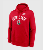 Ohio State Nike Legacy Arch Club Red Hoodie 2