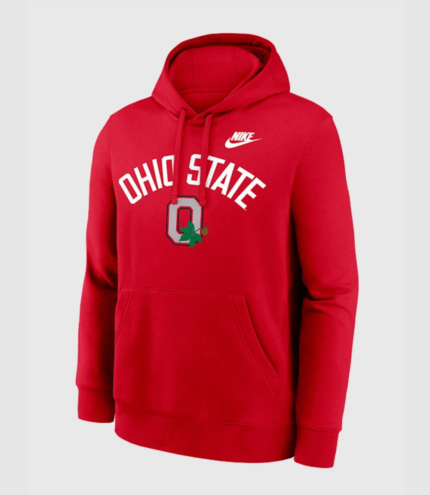 Ohio State Nike Legacy Arch Club Red Hoodie 2