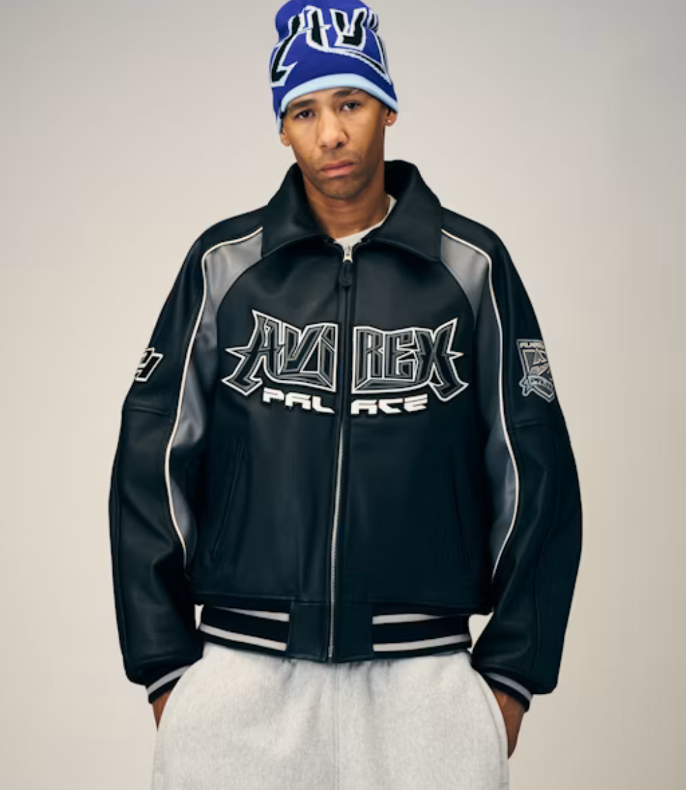Palace Avirex Jacket Black 1 Palace Avirex Jacket Black 1