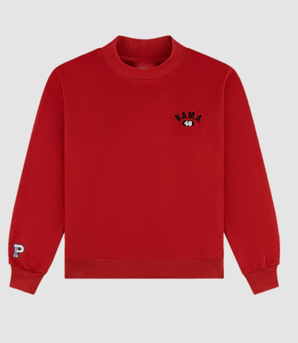 Parke x ’47 Alabama Graphic Mockneck Red Sweatshirt 1