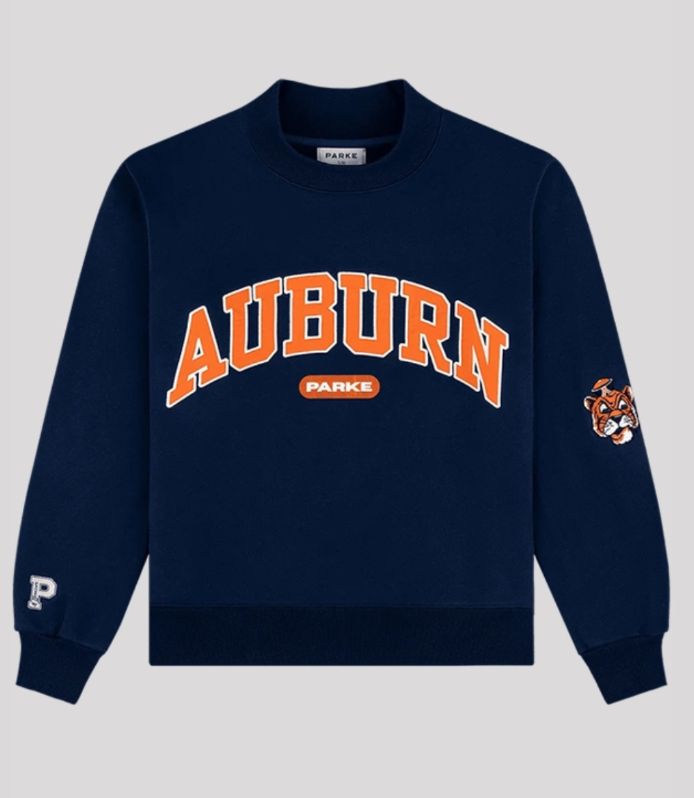 Parke x ’47 Auburn Graphic Mockneck Navy Sweatshirt 1 Parke x ’47 Auburn Graphic Mockneck Navy Sweatshirt 1