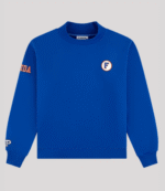 Parke x ’47 Florida Graphic Mockneck Blue Sweatshirt 1