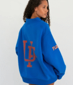 Parke x ’47 Florida Graphic Mockneck Blue Sweatshirt 2