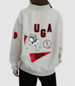 Parke x ’47 Georgia Graphic Mockneck Grey Sweatshirt 2