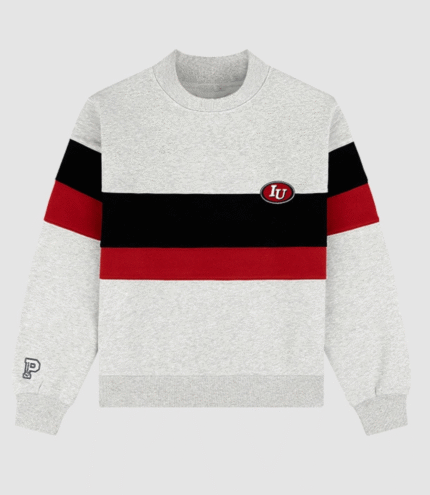 Parke x ’47 Indiana Graphic Mockneck Grey Sweatshirt 1