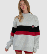 Parke x ’47 Indiana Graphic Mockneck Grey Sweatshirt 2
