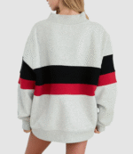 Parke x ’47 Indiana Graphic Mockneck Grey Sweatshirt 3