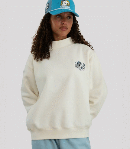 Parke x ’47 North Carolina Graphic Mockneck Grey Sweatshirt 3