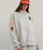 Parke x ’47 Syracuse Graphic Mockneck Grey Sweatshirt 1