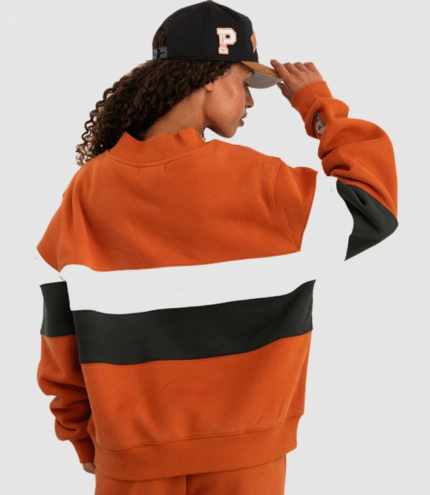 Parke x ’47 Texas Graphic Mockneck Orange Sweatshirt 2