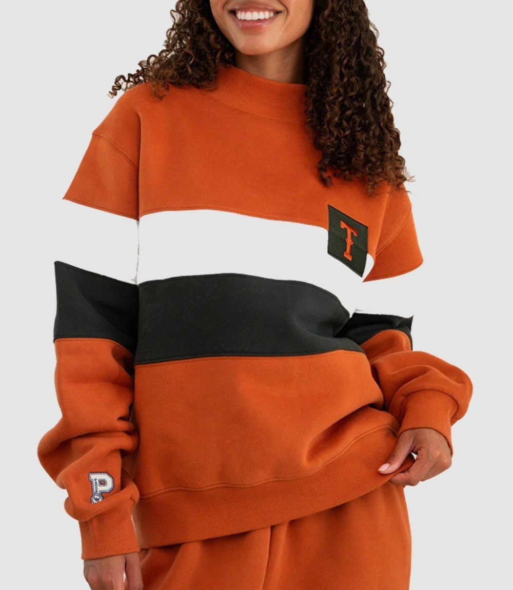 Parke x ’47 Texas Graphic Mockneck Orange Sweatshirt 3 Parke x ’47 Texas Graphic Mockneck Orange Sweatshirt 3