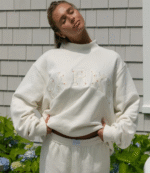 Parke x Emma & Maggie Varsity Mockneck Sweatshirt 1