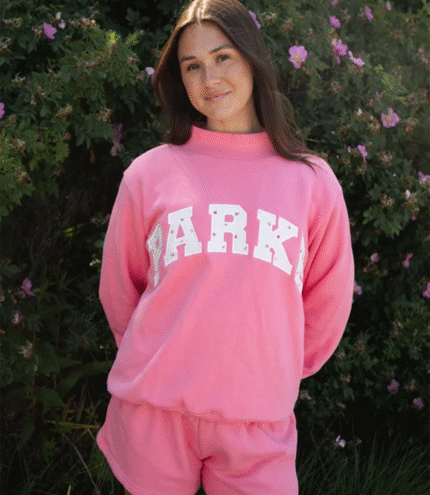 Parke x Emma & Maggie Varsity Mockneck Sweatshirt 2