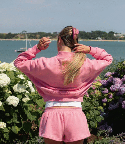 Parke x Maggie & Emma Zip Up Mockneck Jacket 3