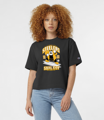 Pittsburgh Steelers Disney x Champion Pete All-Star T-Shirt 1