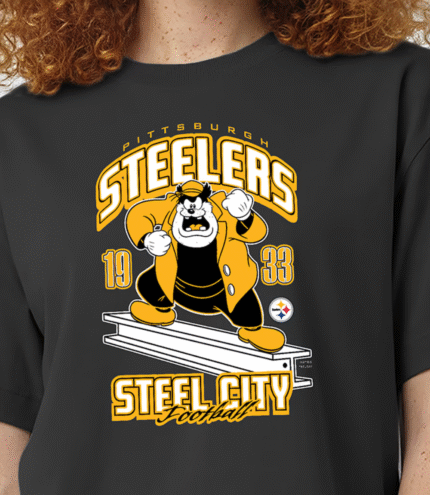 Pittsburgh Steelers Disney x Champion Pete All-Star T-Shirt 3
