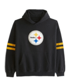 Pittsburgh Steelers Graphic Popover Black Hoodie 1