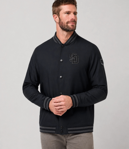 San Diego Padres Travis Mathew Bomber Jacket 2