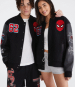 _Spider-Man Marvel Aero Varsity Bomber Jacket