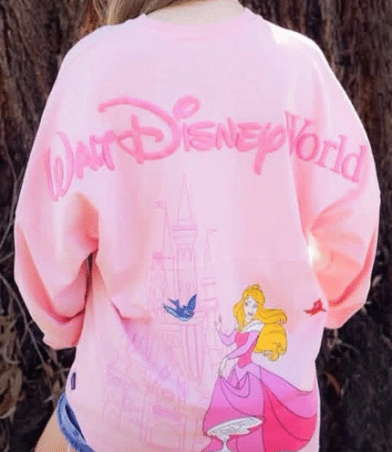 Spirit Jerseys x Disney Princess Aurora Pink Sweatshirt 2