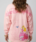 Spirit Jerseys x Disney Princess Aurora Pink Sweatshirt 3