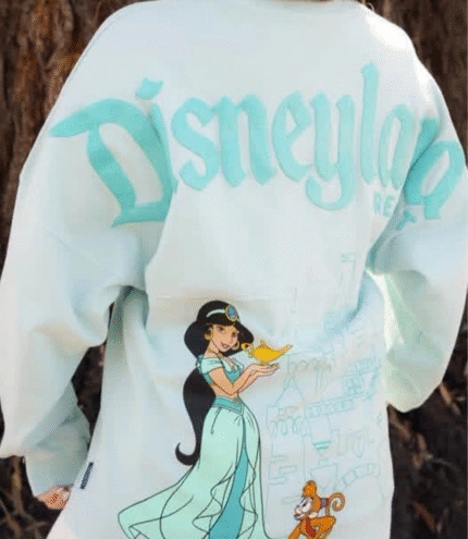 Spirit Jerseys x Disney Princess Jasmine Blue Sweatshirt 1