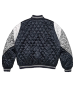 Supreme Quilted Satin Varsity Jacket 2